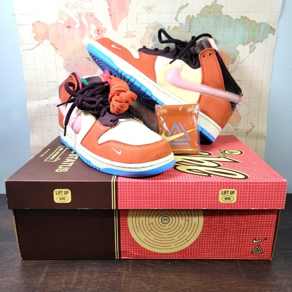 BRAND NEW Nike Dunk Mid Social Status Free Lunch Chocolate Milk Men's Size 11.0 - Picture 1 of 9